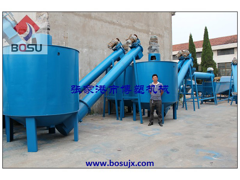 2000KGH PET bottle cleaning and recycling production line