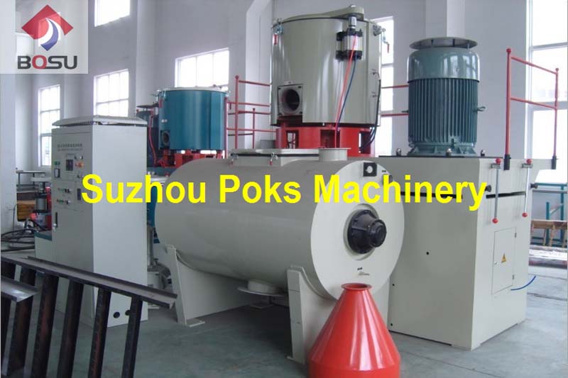 Horizontal mixing unit